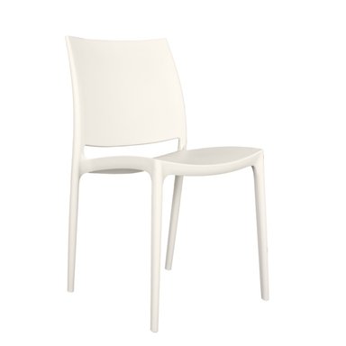 SILLA DE DISEÑO BONNO KIRO BLANCO