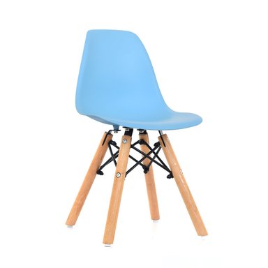 SILLA DE DISEÑO BONNO EAMES PARA NIÑOS CELESTE