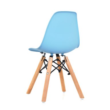 SILLA DE DISEÑO BONNO EAMES PARA NIÑOS CELESTE - 5