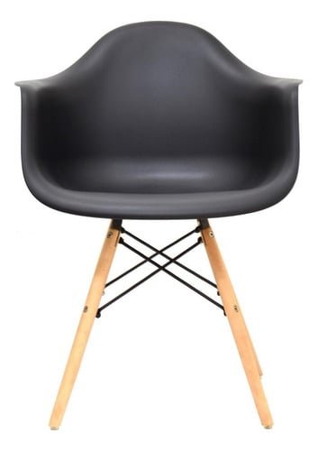 SILLA DE DISEÑO EAMES NEGRO BONNO - 3
