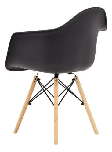SILLA DE DISEÑO EAMES NEGRO BONNO - 5