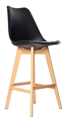 BANCO PARA BAR BONNO EMA FIJO NEGRO