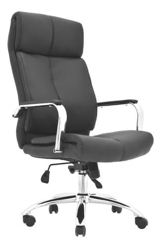 SILLON DE ESCRITORIO BONNO PARIS LAP NEGRO CON CABECERO