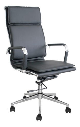 SILLA DE ESCRITORIO BONNO ALEMANIA NEGRO CON CABECERO