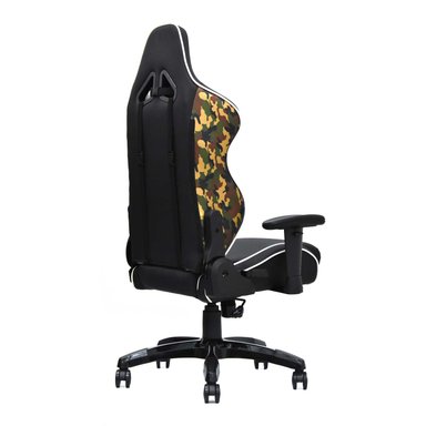 SILLA GAMER BONNO GAMER JAGUAR JAGUAR VERDE MILITAR CON CABECERO - 4