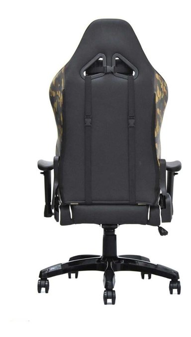 SILLA GAMER BONNO GAMER JAGUAR JAGUAR VERDE MILITAR CON CABECERO - 6