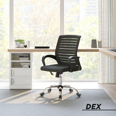 SILLA DE ESCRITORIO DEX NEGRO BONNO - 6