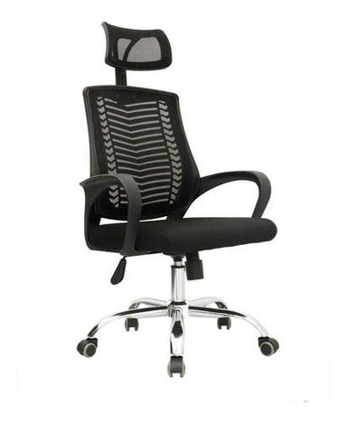 SILLA DE ESCRITORIO BONNO LIFAN NEGRO CON CABECERO