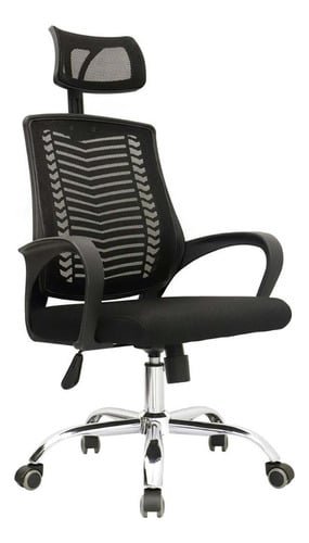 SILLA DE ESCRITORIO BONNO LIFAN NEGRO CON CABECERO - 7