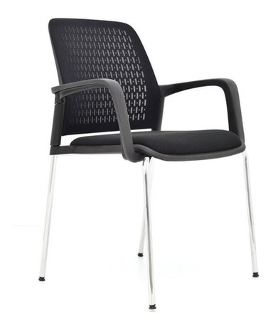SILLA DE DISEÑO BONNO PINKO NEGRO