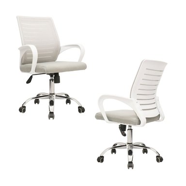 SET X 2 SILLA DE ESCRITORIO DEX GRIS BONNO