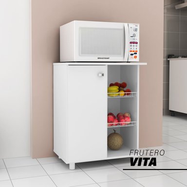 MUEBLE DE COCINA BONNO VITA 3 REPISAS BLANCO - 5