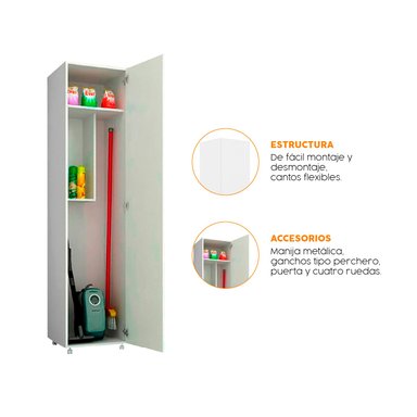 MUEBLE DE COCINA MULTIUSO CUBIKER BLANCO BONNO - 2