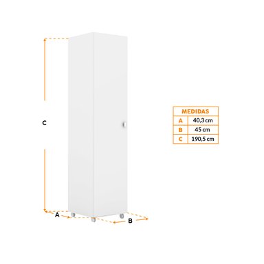 MUEBLE DE COCINA MULTIUSO CUBIKER BLANCO BONNO - 3