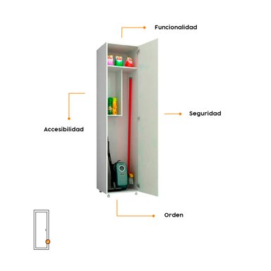 MUEBLE DE COCINA MULTIUSO CUBIKER BLANCO BONNO - 4