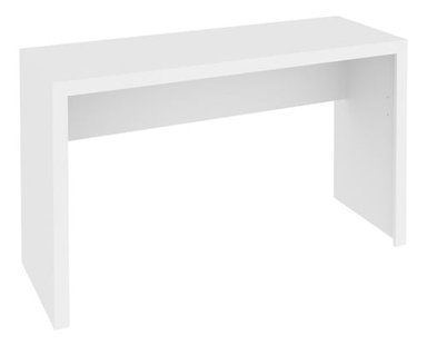 ESCRITORIO DE MELAMINA BONNO LISBOA 46.5 CM X 127 CM BLANCO