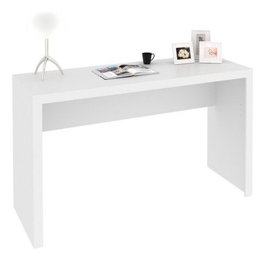 ESCRITORIO DE MELAMINA BONNO LISBOA 46.5 CM X 127 CM BLANCO - 2