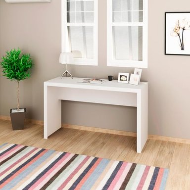 ESCRITORIO DE MELAMINA BONNO LISBOA 46.5 CM X 127 CM BLANCO - 3