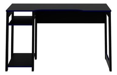 ESCRITORIO DE MELAMINA BONNO SIRION 60 CM X 75 CM NEGRO/AZULGAMER