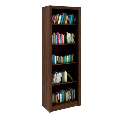 LIBRERO BONNO CAMERON MARRÓN BIBLIOTECA RUSTICO - 3