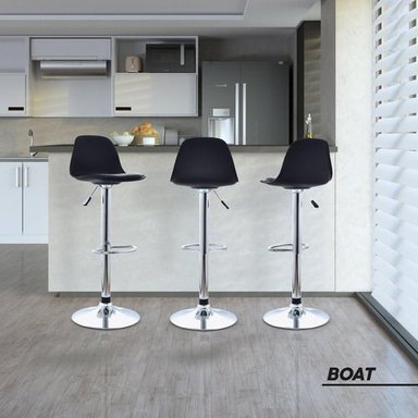 SILLA BAR BONNO BOAT BANCO GIRATORIO NEGRO - 4