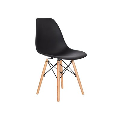 SILLA BONNO EAMES DISEÑO NEGRO - 1