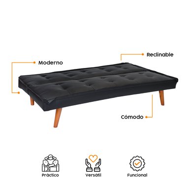 FUTON FLORENCIA NEGRO BONNO - 5