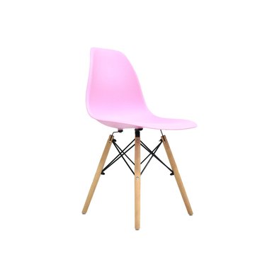 SILLA DE DISEÑO BONNO EAMES ROSADO