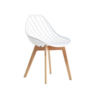 SILLA DE DISEÑO BONNO TURIA BLANCO