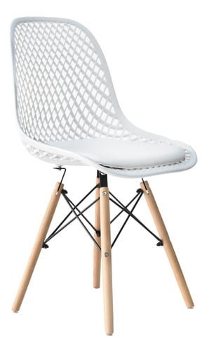 SILLA DE DISEÑO BONNO NORDIC BLANCO