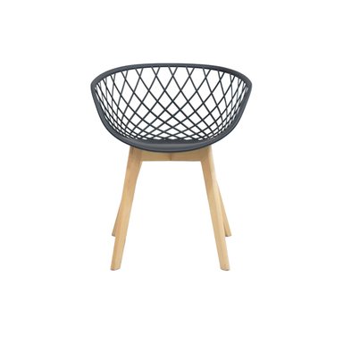 SILLA DE DISEÑO BONNO ALMA NEGRA - 2