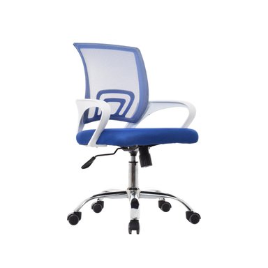 SILLA DE ESCRITORIO ATLANTIS ECO AZUL-BLANCO BONNO