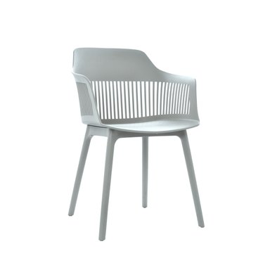 SILLA DE DISEÑO BONNO GALES GRIS - 1
