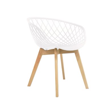 SILLA DE DISEÑO BONNO ALMA BLANCA