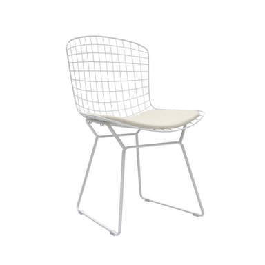 SILLA DE DISEÑO BONNO BERTOIA II BLANCO