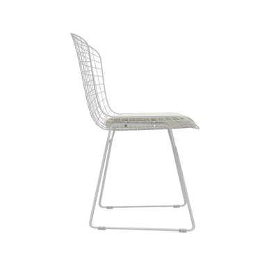 SILLA DE DISEÑO BONNO BERTOIA II BLANCO - 3