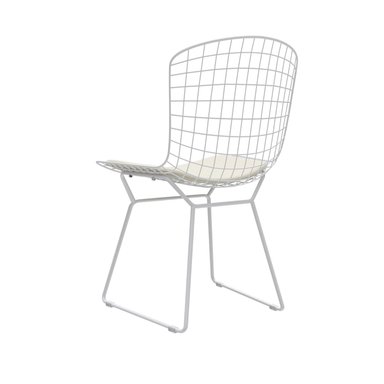 SILLA DE DISEÑO BONNO BERTOIA II BLANCO - 5