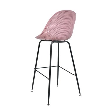 SILLA BAR BONNO BANCO YOKU ROSA PALIDO ROSADO - 4