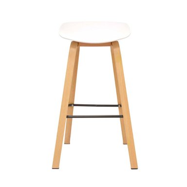 SILLA BAR BONNO BANCO MISURI FIJO 65 CM BLANCO - 2