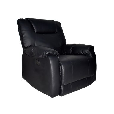 SOFA BONNO NEGRO RELAX QUEEN RECLINABLE