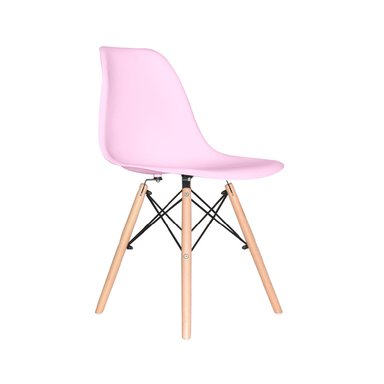 SILLA DISEÑO EAMES ROSADO BE BONNO