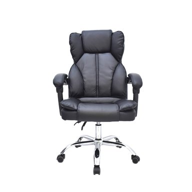 SILLA DE OFICINA CON CABECERO DELTA CON REPOSAPIÉS NEGRO BONNO - 6
