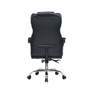 SILLA DE OFICINA CON CABECERO DELTA CON REPOSAPIÉS NEGRO BONNO - 8