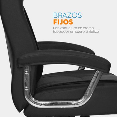 SILLA EJECUTIVA BOREAL NEGRO BONNO - 3
