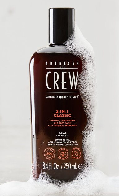 SHAMPOO AMERICAN CREW 3 IN 1 450ML CONDITIONER Y BODY WASH - 3