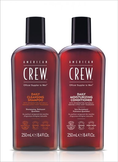 SET SHAMPOO + ACONDICIONADOR AMERICAN CREW ® DUO CLEANSING - 1