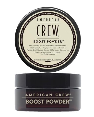 AMERICAN CREW  BOOST POWDER X 20 GR - POLVO ANTIGRAVEDAD FIJACIÓN BAJA EFECTO MATE - 1