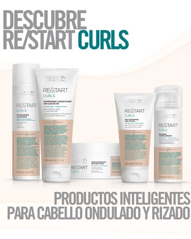 REVLON PROFESSIONAL RESTART CURLS MASK X 250 ML - MASCARILLA NUTRITIVA INTENSA P/CAB RIZADO - 6