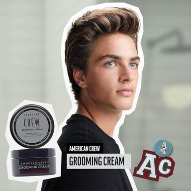 AMERICAN CREW  GROOMING CREAM X 85 GR - CERA DE FIJACIÓN FUERTE BRILLO INTENSO - 2