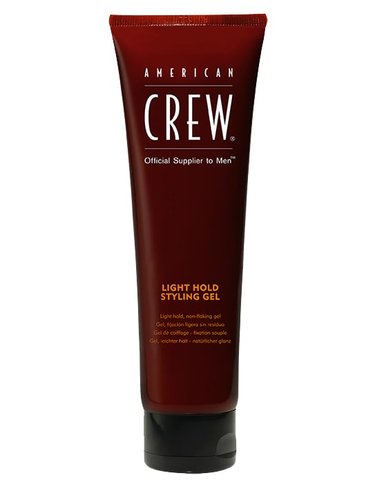 AMERICAN CREW LIGHT HOLD GEL X 250 ML - GEL FIJACIÓN SUAVE Y BRILLO ALTO - 1
